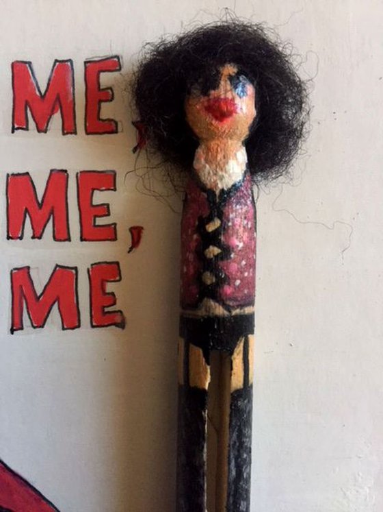 Rocky Horror - peg doll sculpture