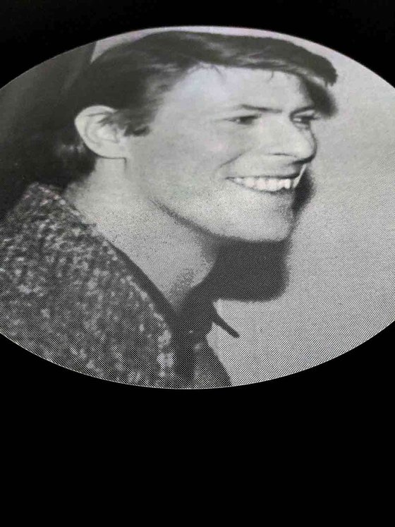 David Bowie Café Royal Foil - Holographic Silver