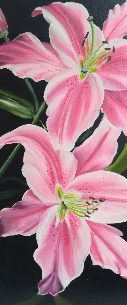 Lilies by Nataliia Plakhotnyk