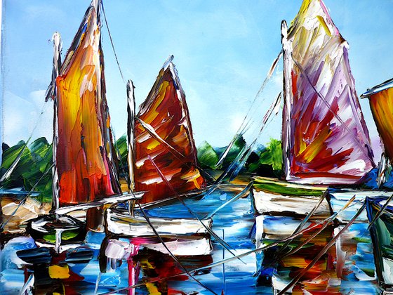 Boats In The Port Of Brittany