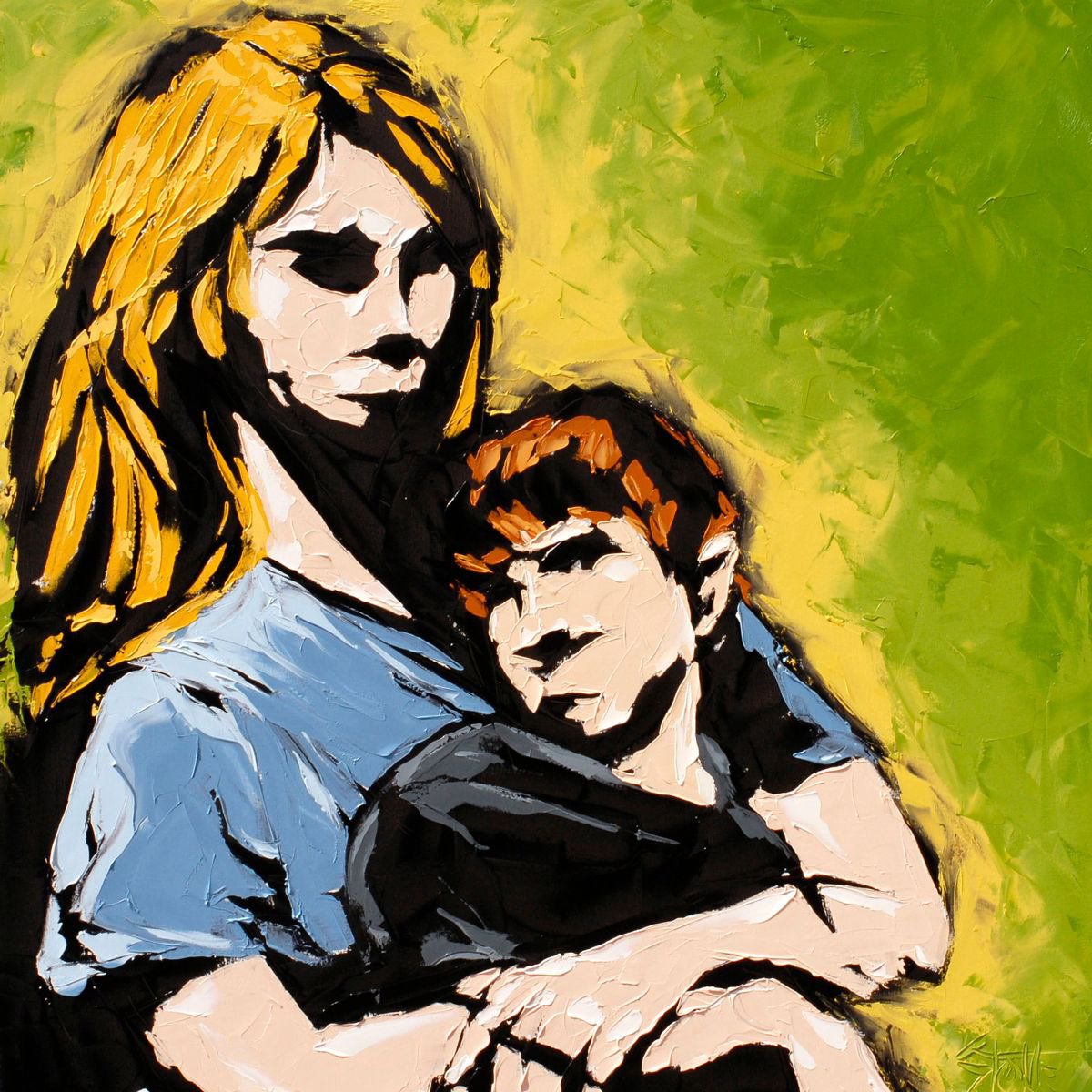 Siblings 4 By Bill Stone, 48 X 48, Artwork For Sale On Artfinder
