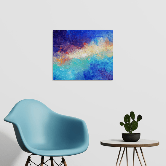 Hidden message 2. (50x60cm)