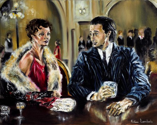 Evening at the Bar by Ruslana Levandovska
