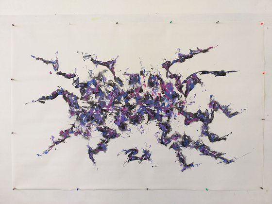 « Purple Octopus » by M.Y.