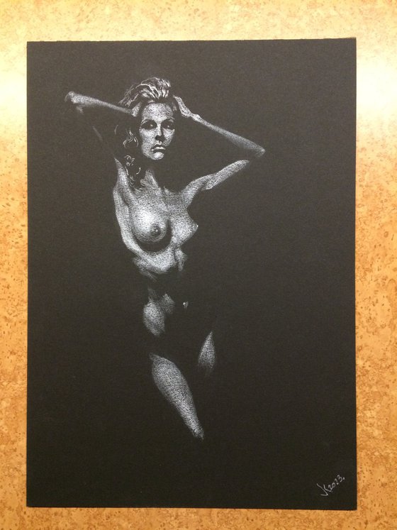 Nude noir #282 (21X29)cm