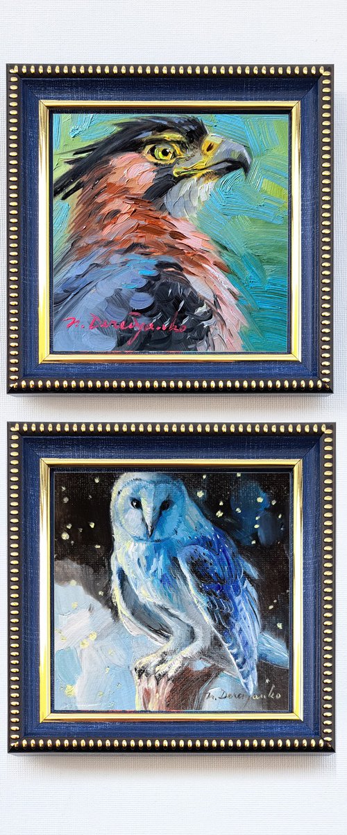 Night birds by Nataly Derevyanko