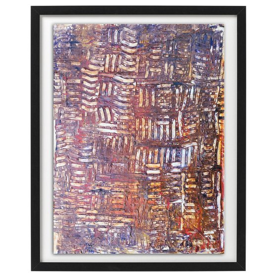 Abstract Grid 1 (70x52 cm)