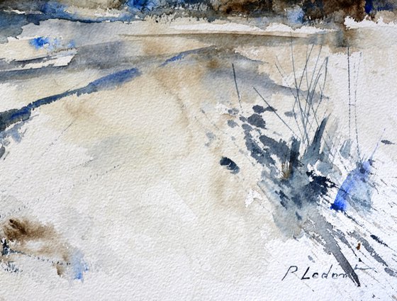 Frozen whispers -watercolor