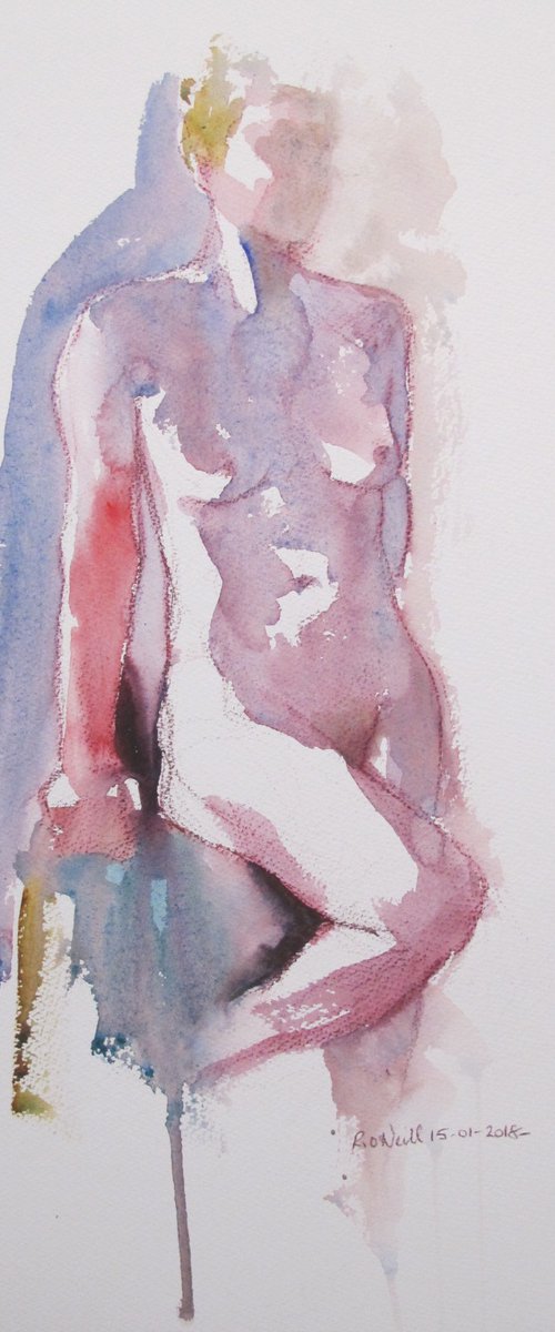 Standing female nude by Rory O’Neill