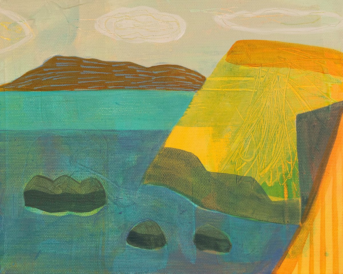  Gwithian By Suzie Cumming, 11 X 9, Artwork For Sale On Artfinder