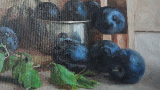 Blue plums