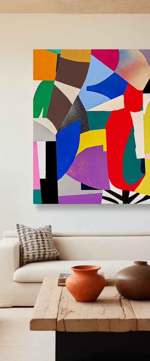 Formal composition #4 Lush Garden by Vita Banko