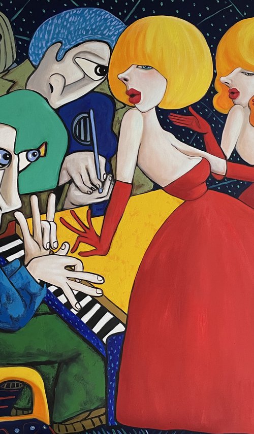 Ladies in red by Ta Byrne