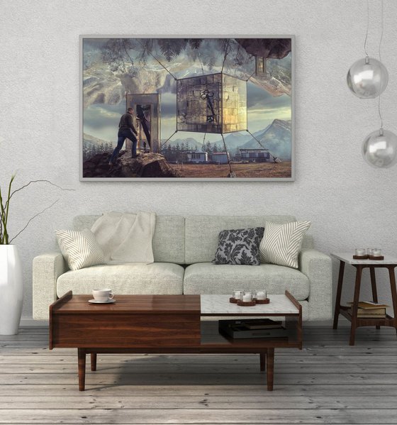 Fine Art Photography Print, Gateway to Escape Room, Fantasy Giclee Print, Limited Edition of 3