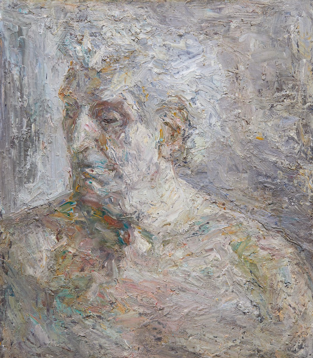 Portrait on White by Zakhar Shevchuk