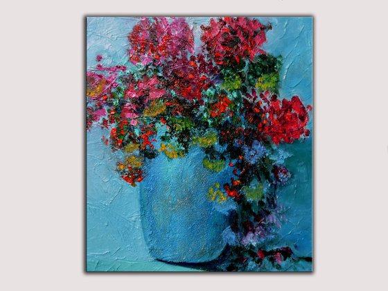 In Blue Vase