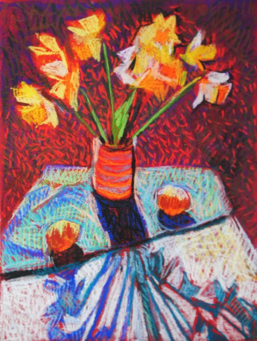 Flowers / 30 x 22.5 cm by Maja Đokić Mihajlović