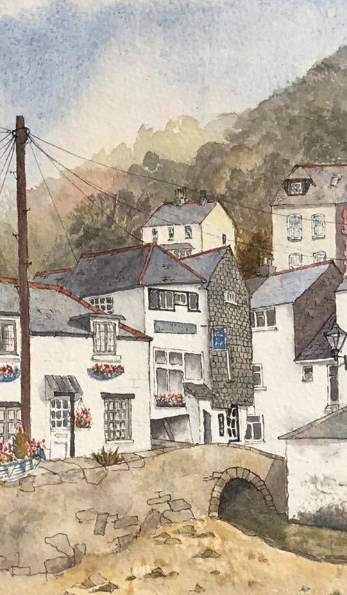 Polperro Village, Cornwall by JANE  DENTON