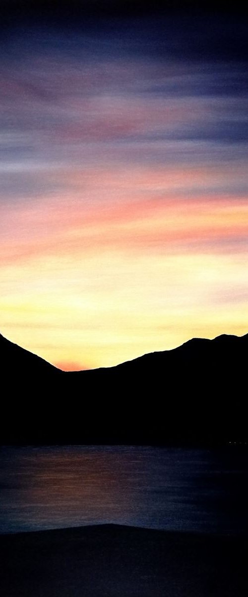 Sunset_Lake Iseo Italy by Evgeniya Robeyn