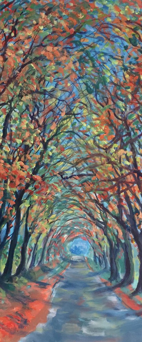 Favourite Avenue of Trees, Fife by Stephen Howard Harrison