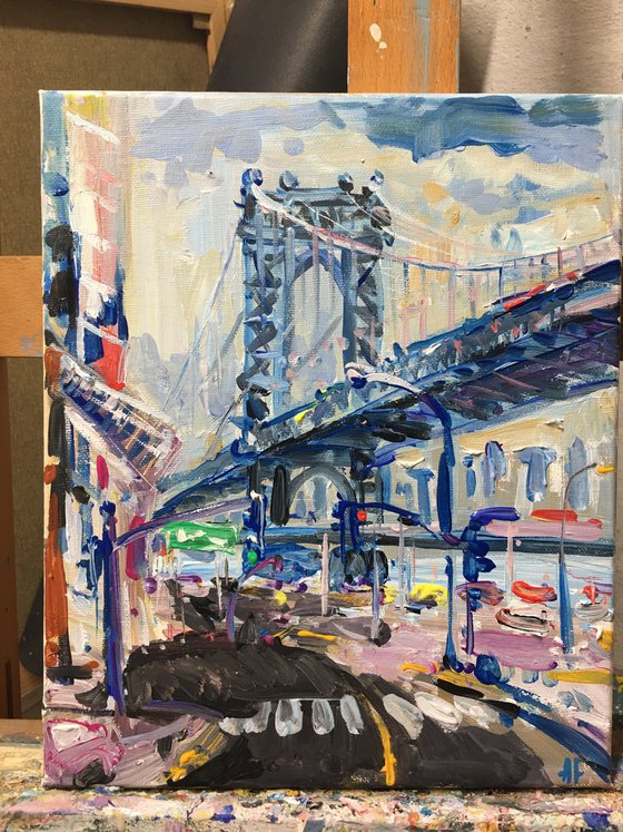 Under Manhattan Bridge - Little Italy New York City