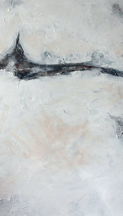 BIRD ON WHITE by Maureen Finck