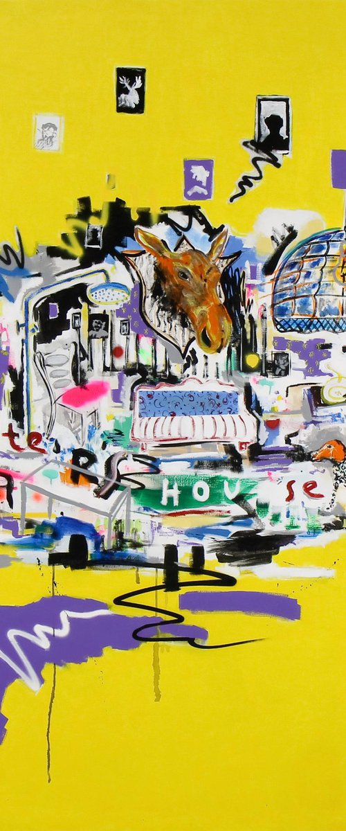 Hunter’s House 200 * 200 cm / 78,74 * 78,74 INCH by V. Lishko