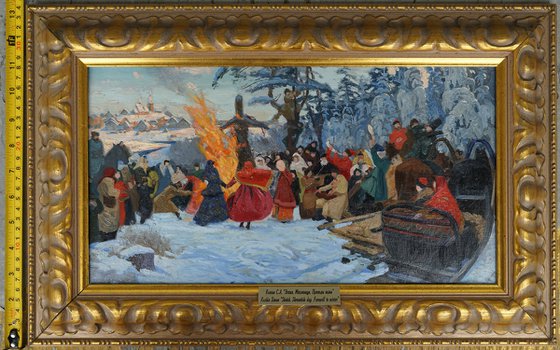 Maslenitsa. Farewell to winter. 17th century