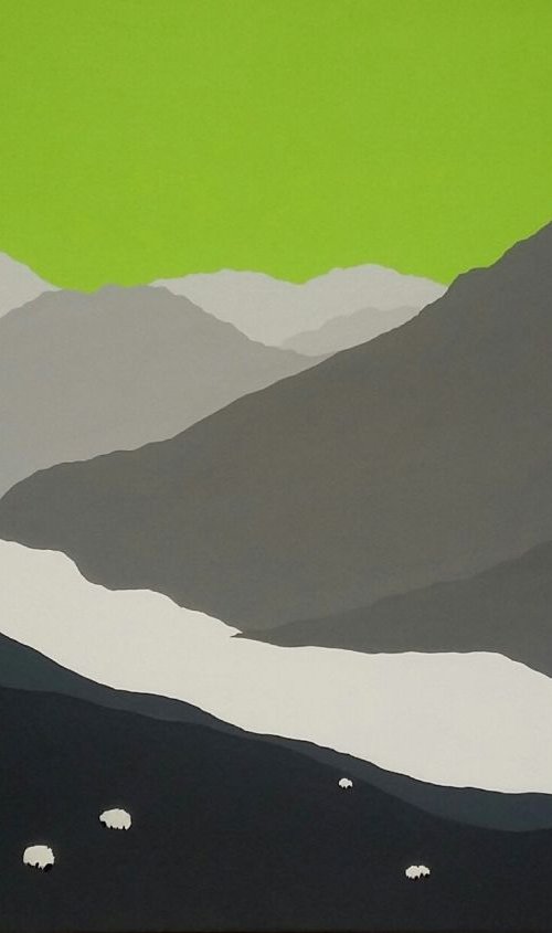 Looking down on Buttermere, The Lake District by Sam Martin