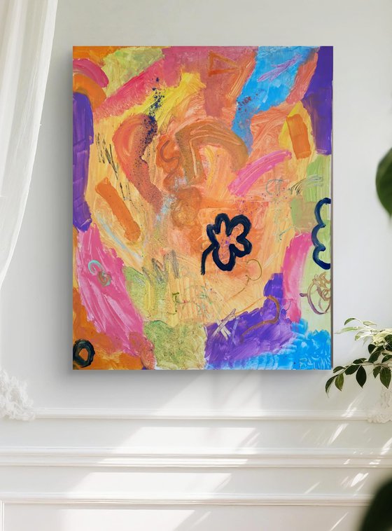 “She didn’t overthink this one.” 32×40”