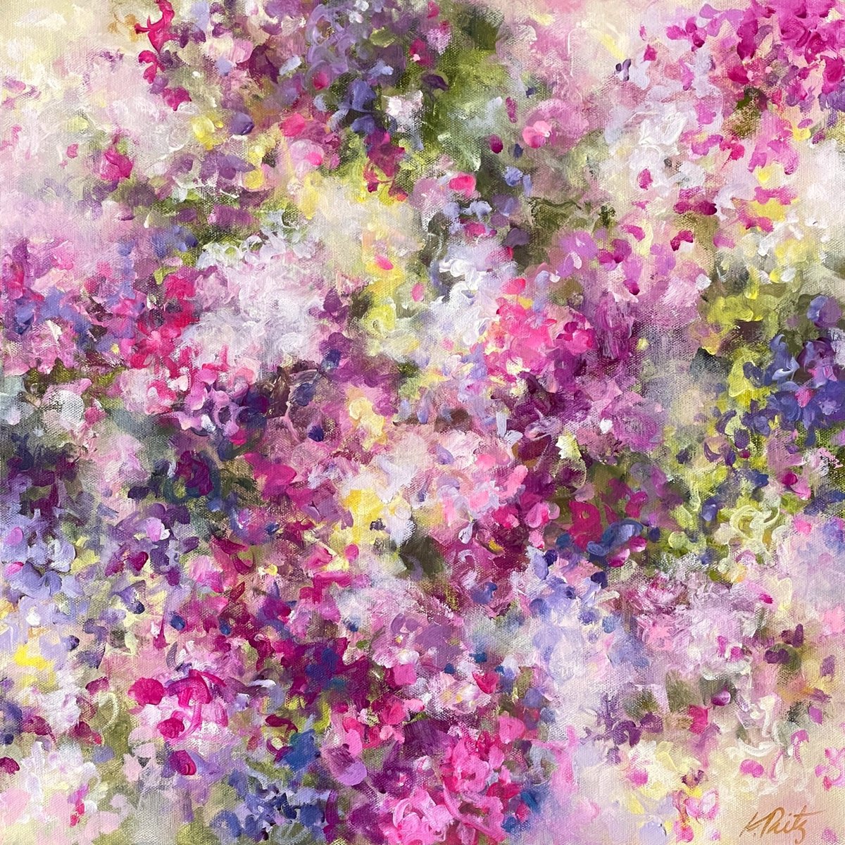  Forever, My Love By Kathleen Rietz, 20 X 20, Artwork For Sale On Artfinder