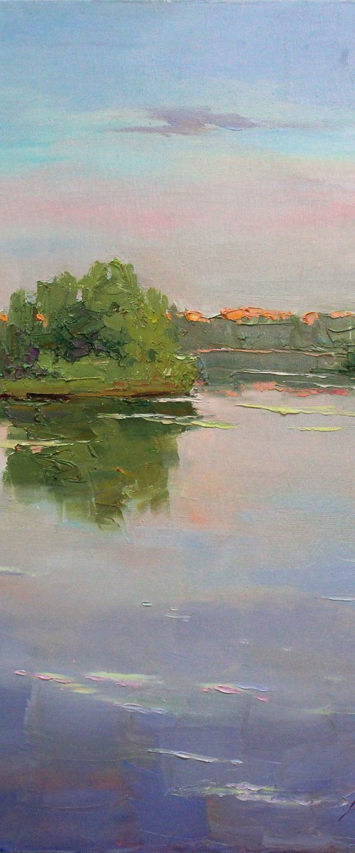 "Evening silence" by Alisa Onipchenko-Cherniakovska