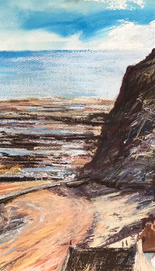 The Beach at Staithes by Andrew Moodie