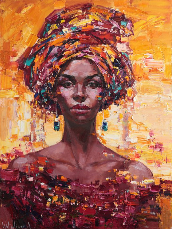 African Queen portrait