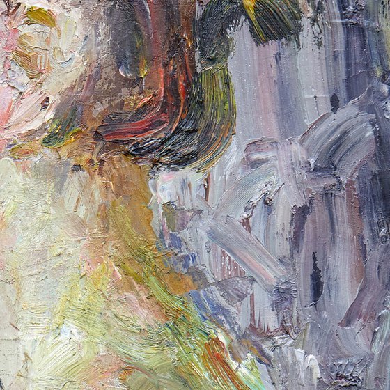 Seated Nude in Profile