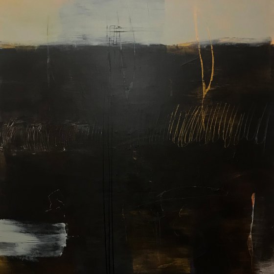 Seen In The Sky Minimalist Painting