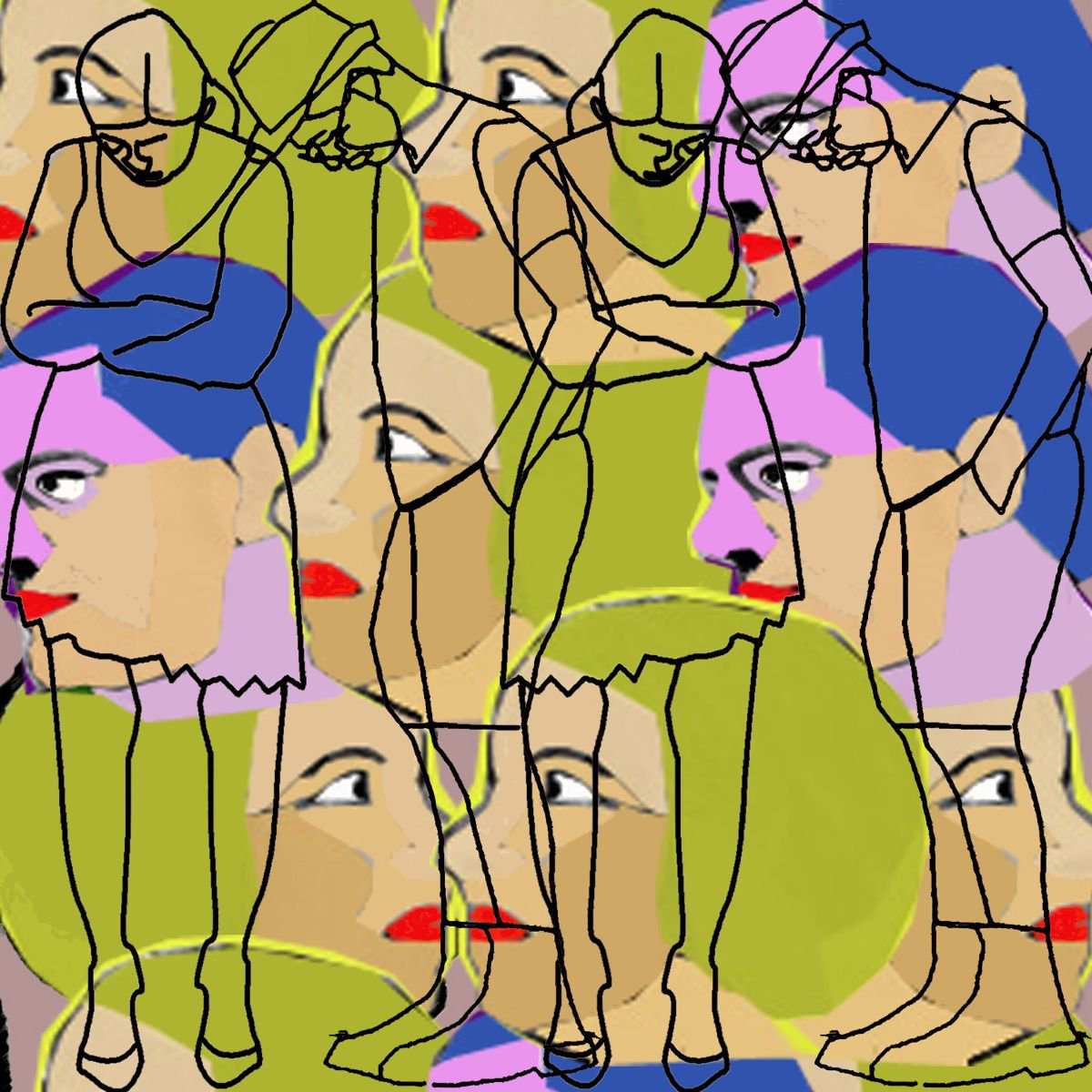 Crowded by Artworks by Rina Mualem