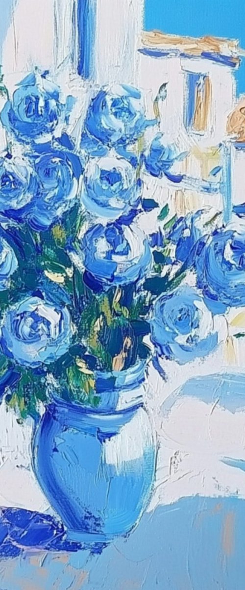 Blue Roses 3 by Elena Avanesova