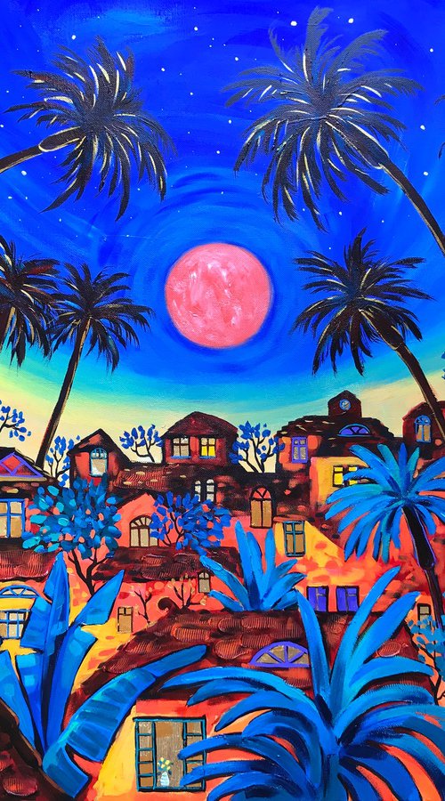 Pink Moon by Irina Redine