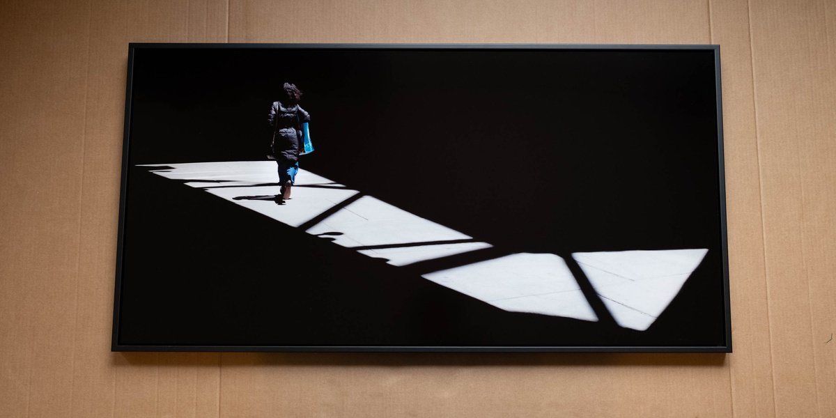 Geometric Photograph , Blue Bag By Hyun De Grande, 41 X 22, Artwork For Sale On Artfinder