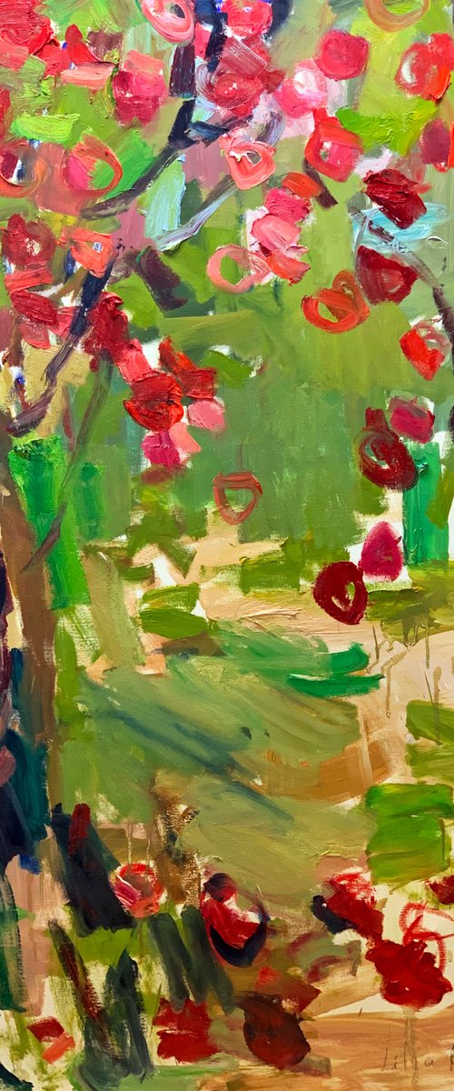 September. Apple trees. by Lilia Orlova-Holmes