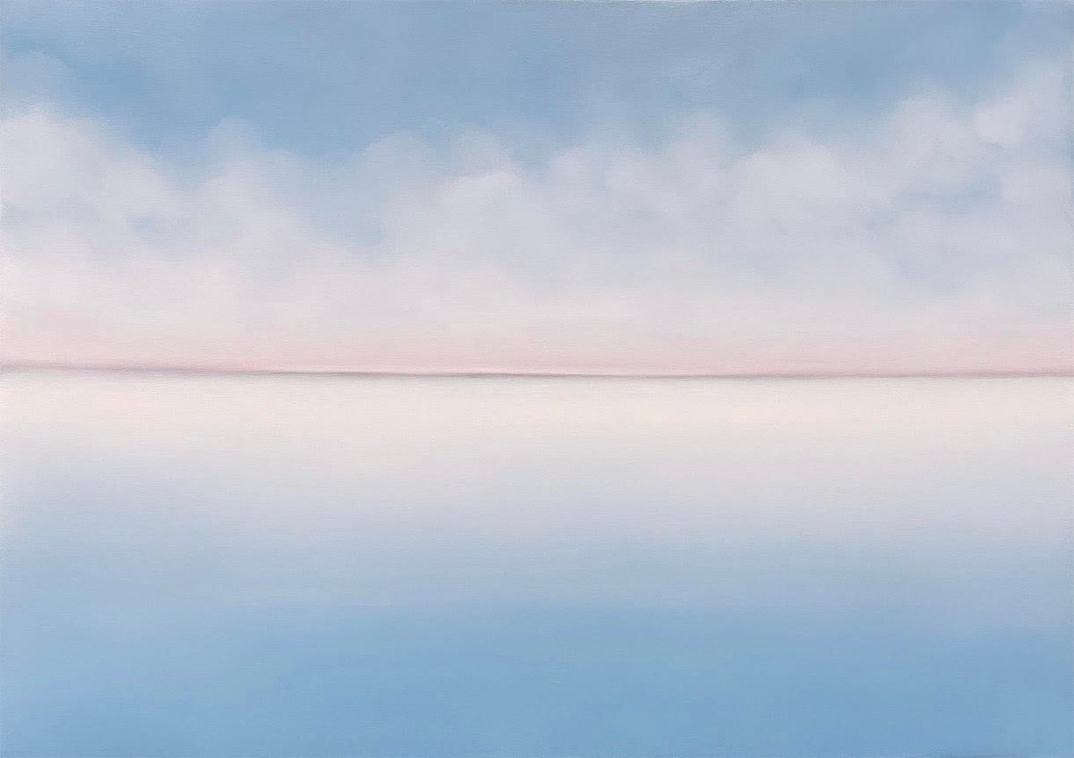 Photorealistic Landscape Oil Painting By Larissa Uvarova, 28 X 20", Deep Inside 65, Original Artwork