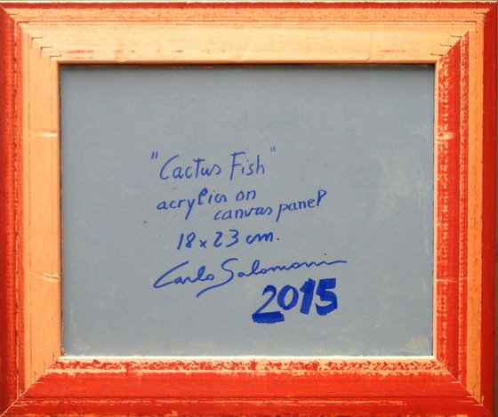 CACTUS FISH -(framed)