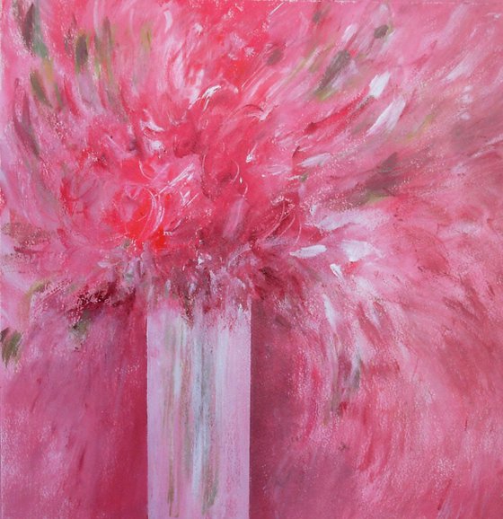 Abstract Pink Floral 2