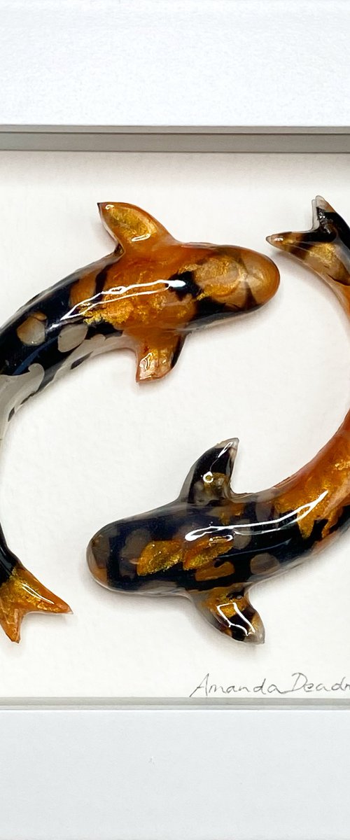 Two Koi by Amanda Deadman