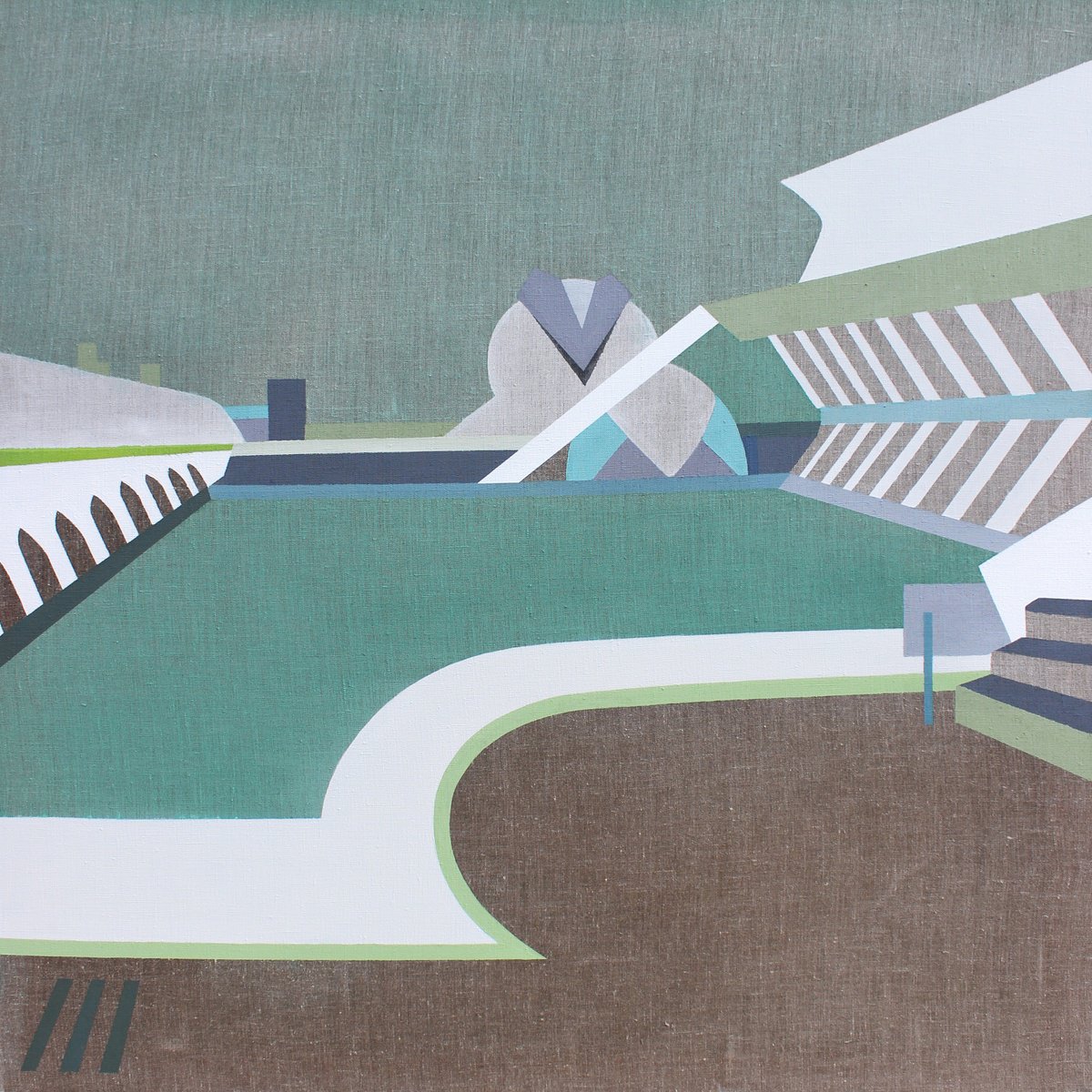  Valencia 2 By Lucie Jirku, 39 X 39, Artwork For Sale On Artfinder