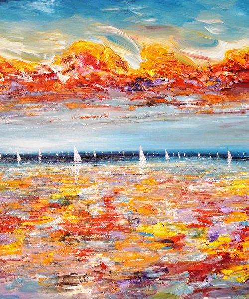 Seascape Sailing Impressions XXL 7 by Peter Nottrott