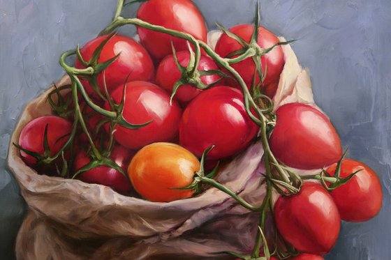 "Still life with tomatoes"