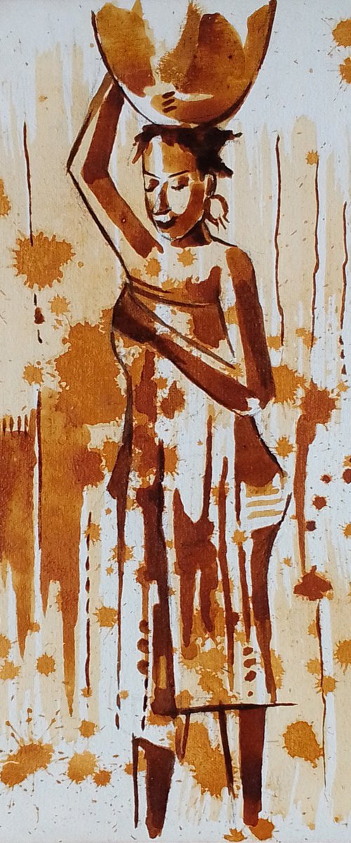 The Village girl by Alex Mensah