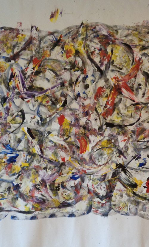 abstract-painting by Heinz Theuerkauf
